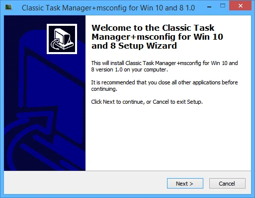 Win7 任务管理器(Task Manager)安装画面