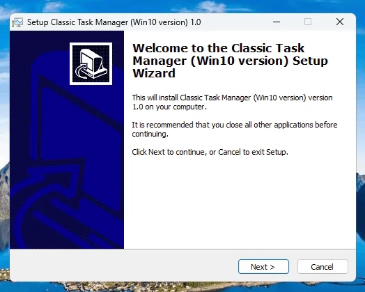 Win10 任务管理器(Task Manager)安装程序